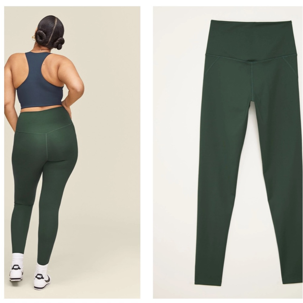 NWT Girlfriend Collective High Waist Compressive Legging Moss L
